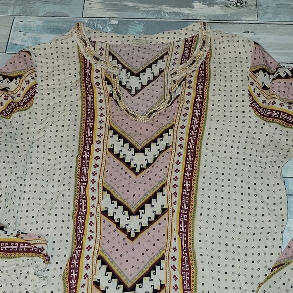 Gimmicks by BKE BoHo Long Sleeved Shirt/Top sz Small - Picture 2 of 5